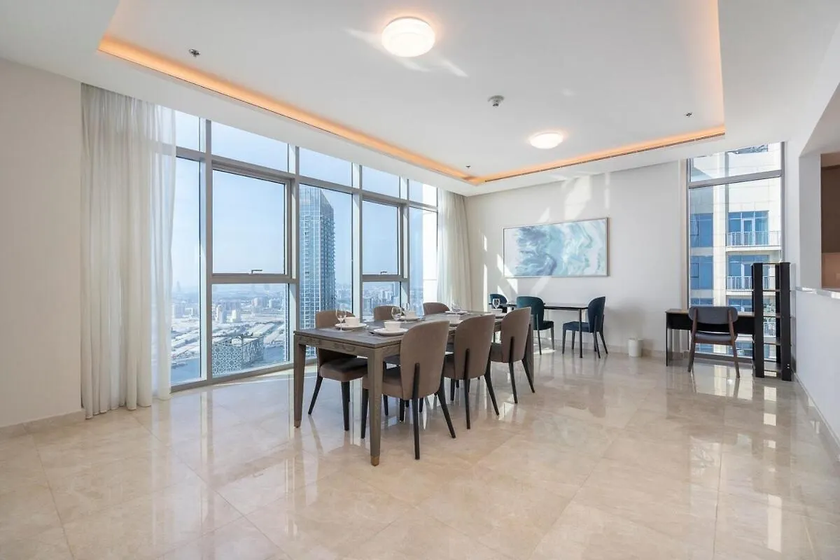 Airy 5-Bedrooms Apartment At Harbour Views With Stunning Scenery Of Dubai Creek! United Arab Emirates